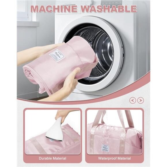 Travel Duffel Bag, Sports Tote Gym Bag, Shoulder Weekender Overnight Bag - Picture 4 of 7